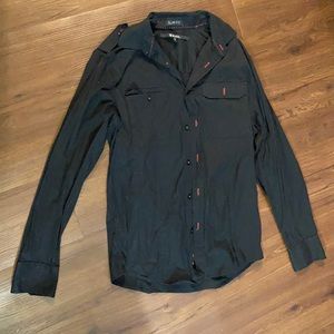 BUCKLE black button down shirt